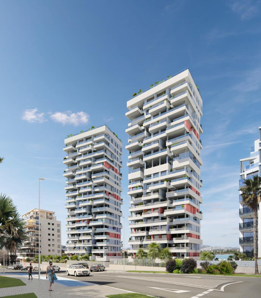 Schitterende appartementen in Calpe met uitzicht op de zee en de zoutvlaktes