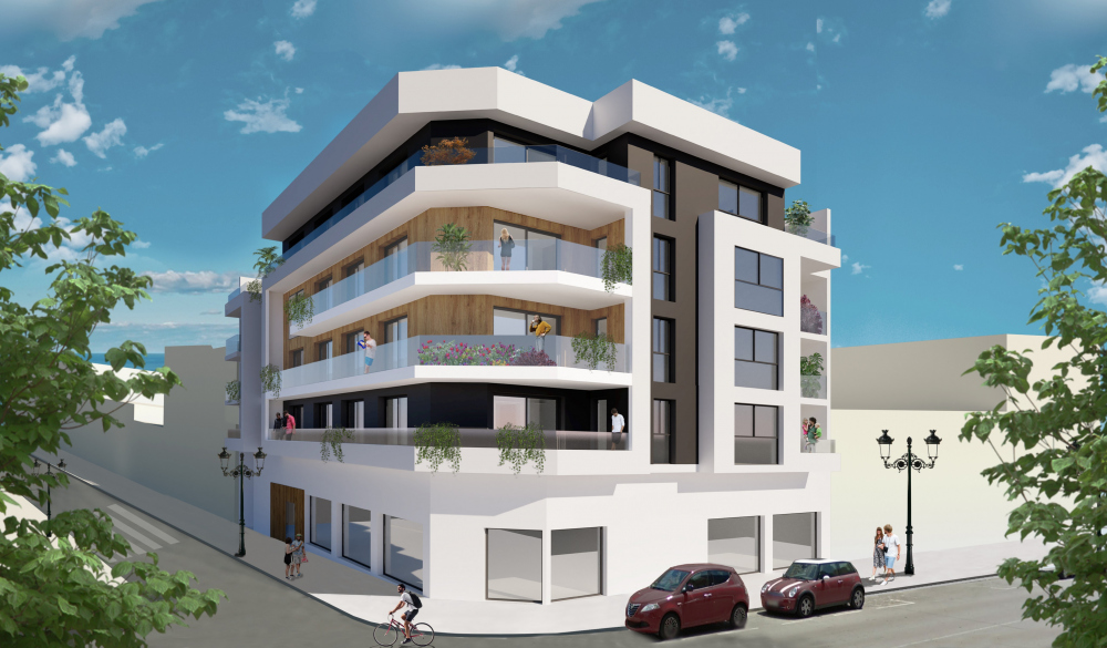 Modern apartment 500 m from the sea in Guardamar