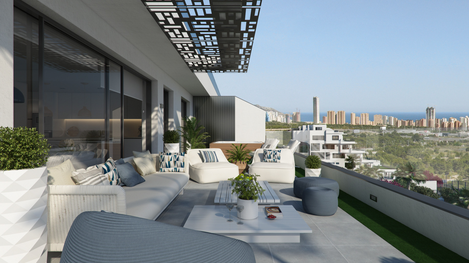 Design homes with sea views in Balcones de Finestrat