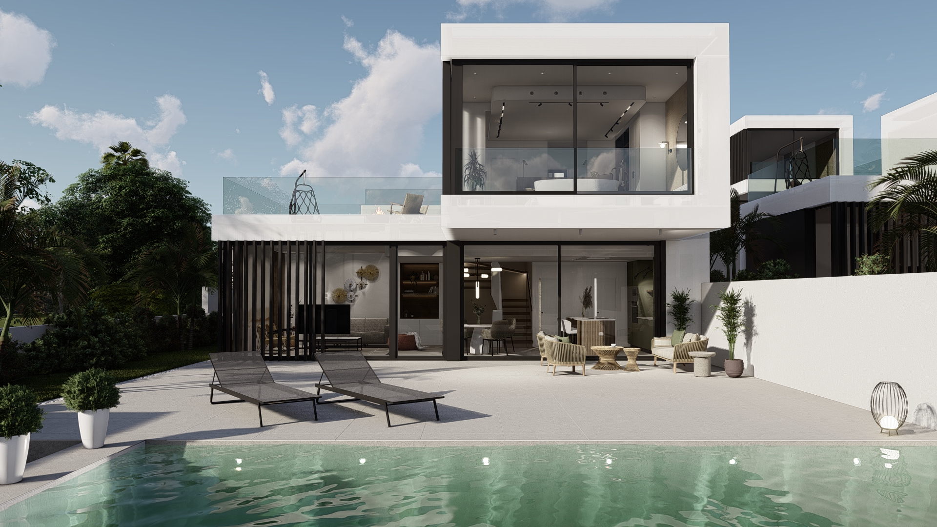 Luxurious detached villas with exclusive design in Rojales