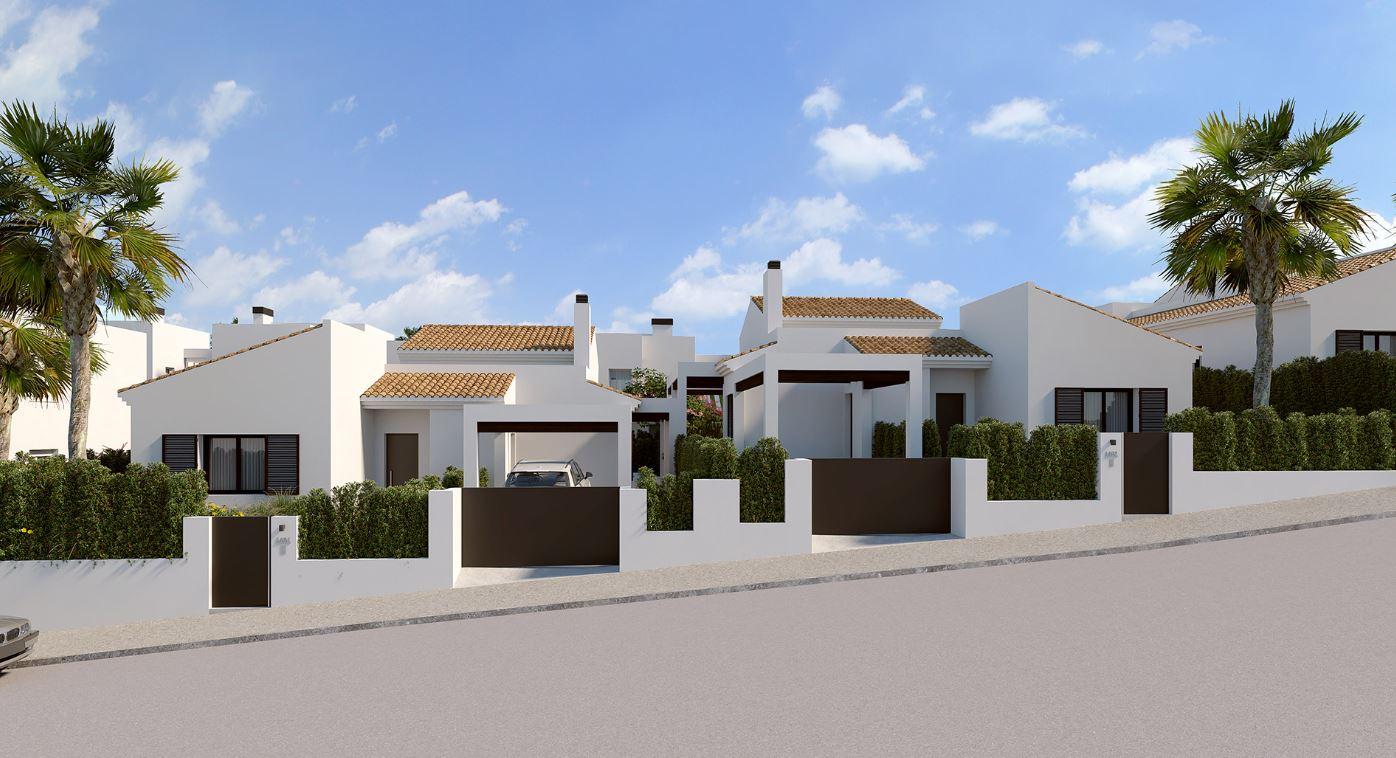 Detached villas with private pool in La Finca Golf