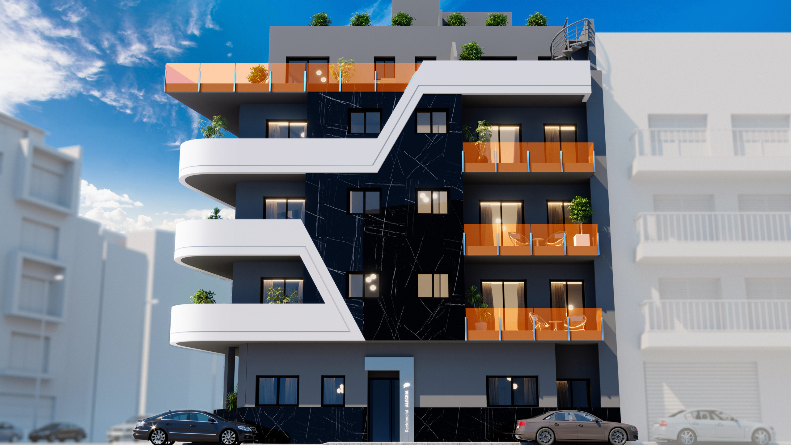 Luxurious apartments 250 meters from Playa del Cura