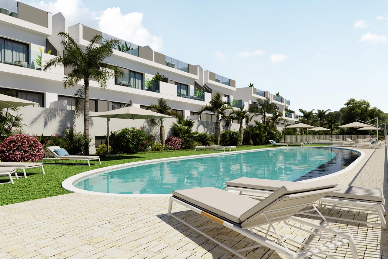 Modern and bright apartments in Los Balcones, Torrevieja