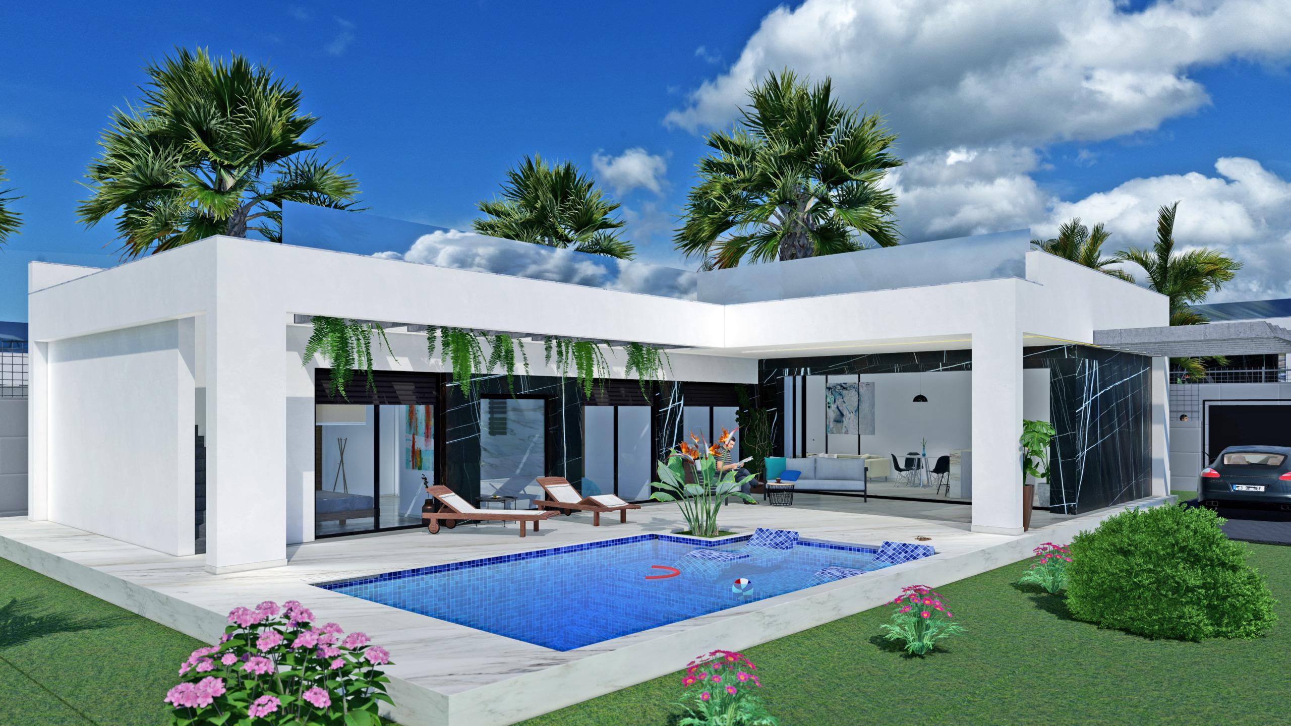 Amplias villas con gran superficie exterior en La Finca Golf