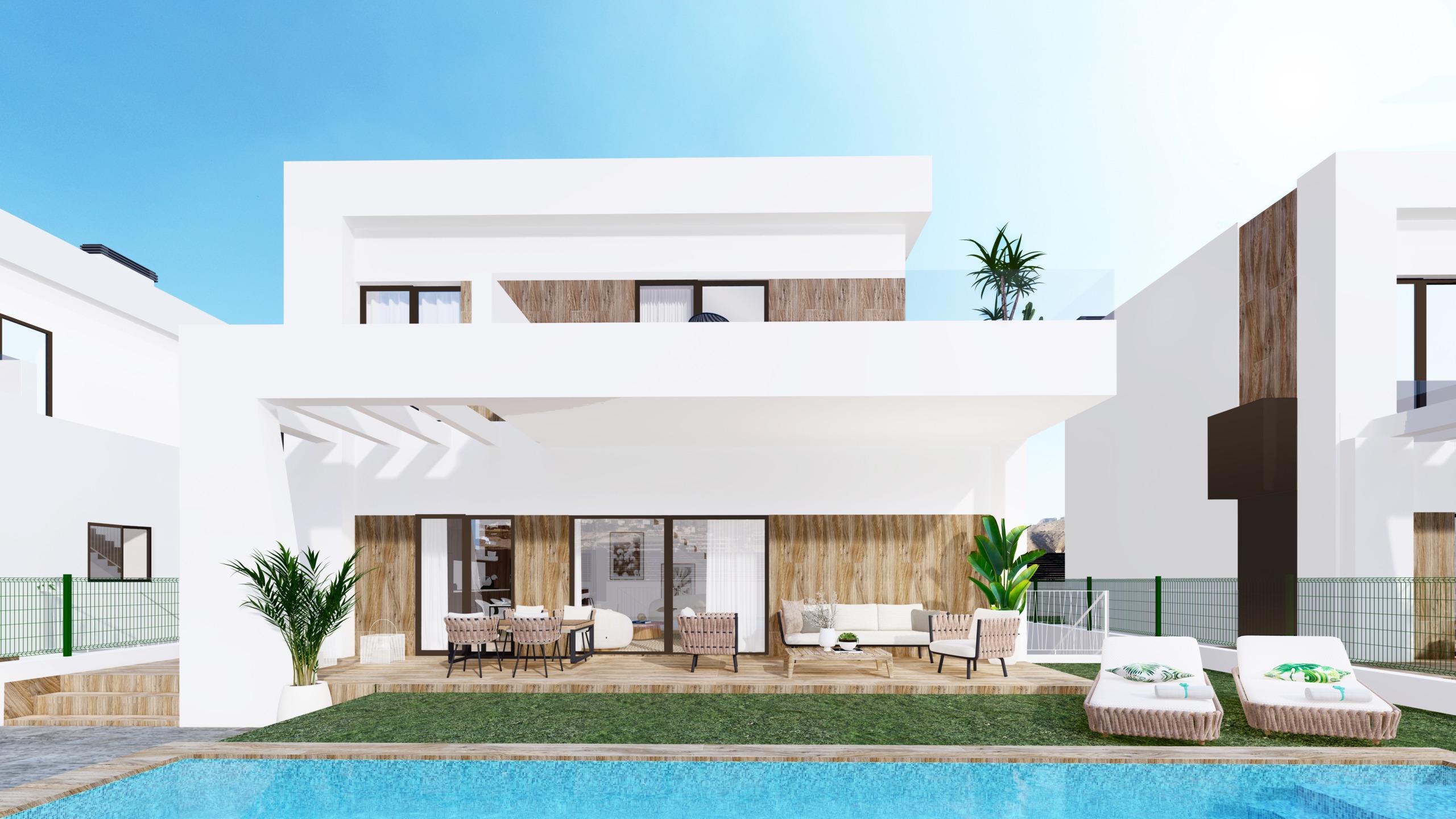 Detached villas in Finestrat surrounded by beautiful views