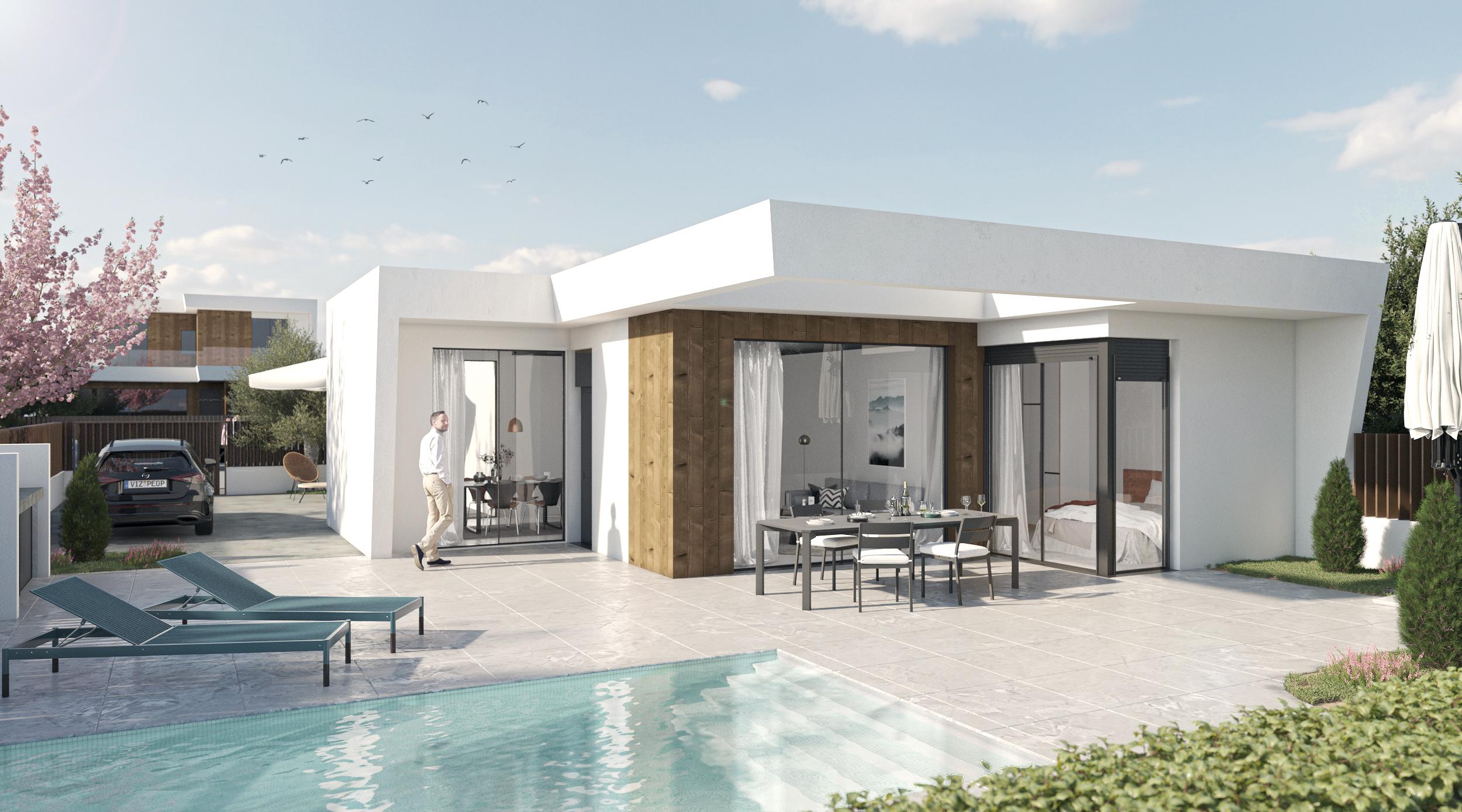 Exclusivas villas independientes ubicadas en Altaona Golf, Murcia