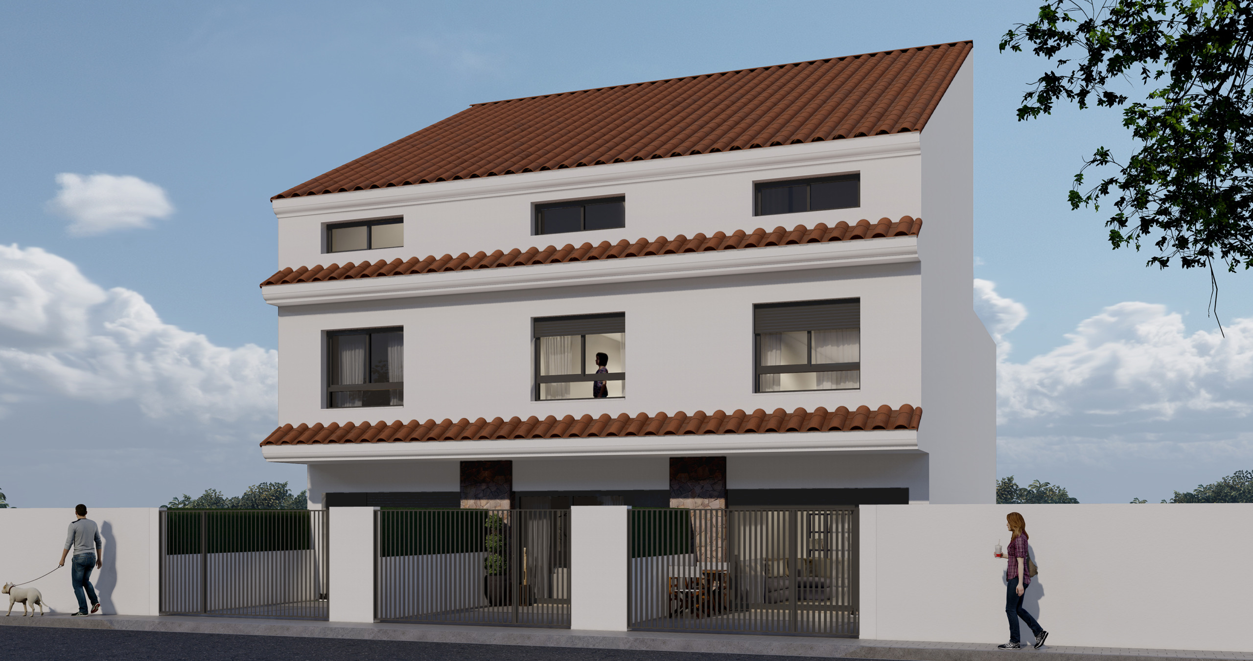 Domy w zabudowie szeregowej w San Pedro del Pinatar 