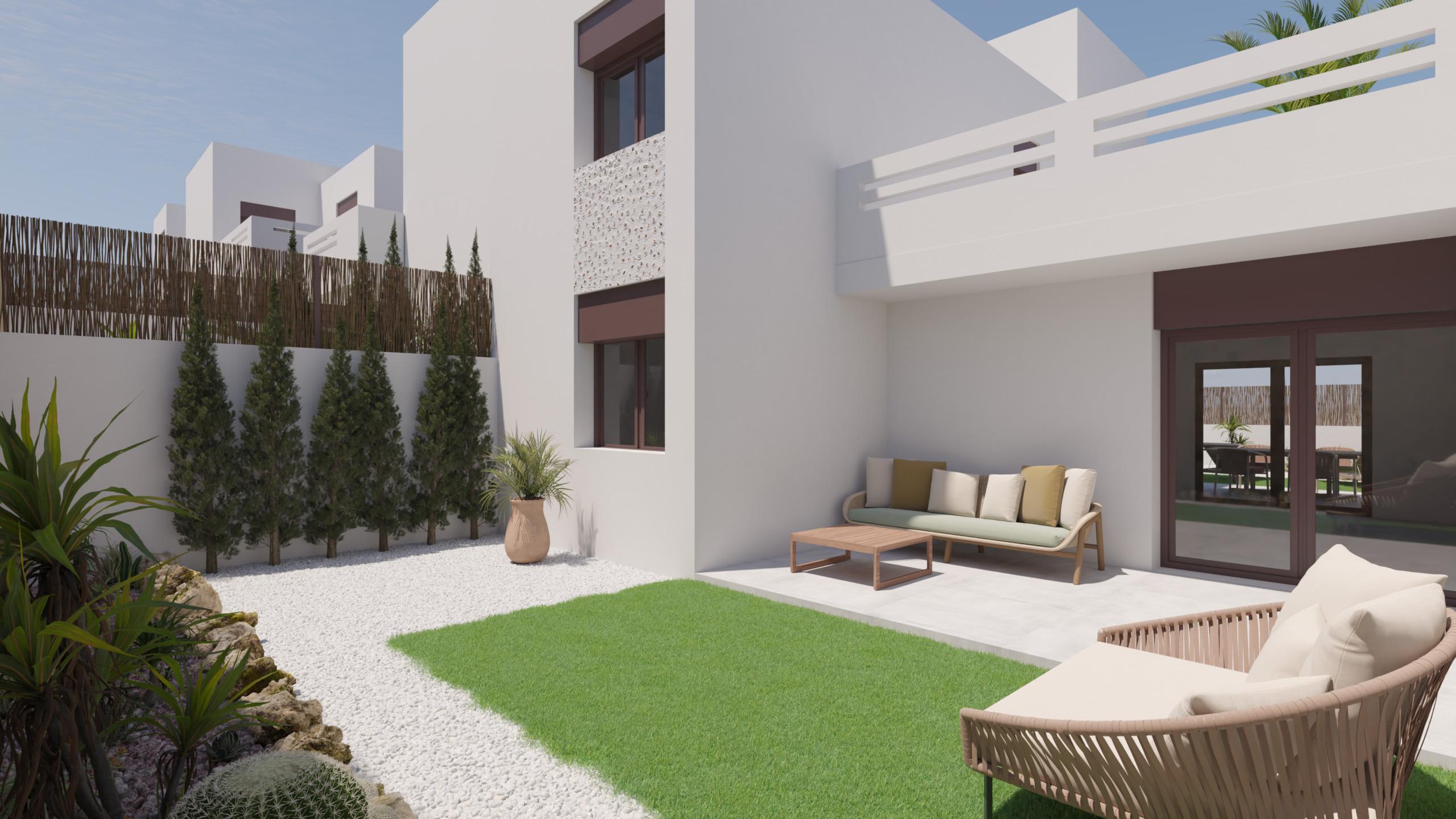 Estupendas villas adosadas mediterráneas en Algorfa