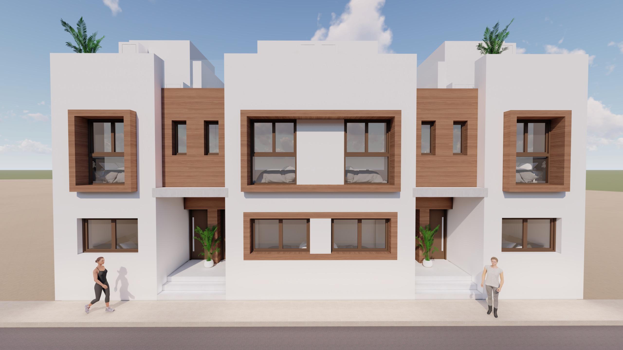 Beautiful semi-detached villas in San Javier, Murcia