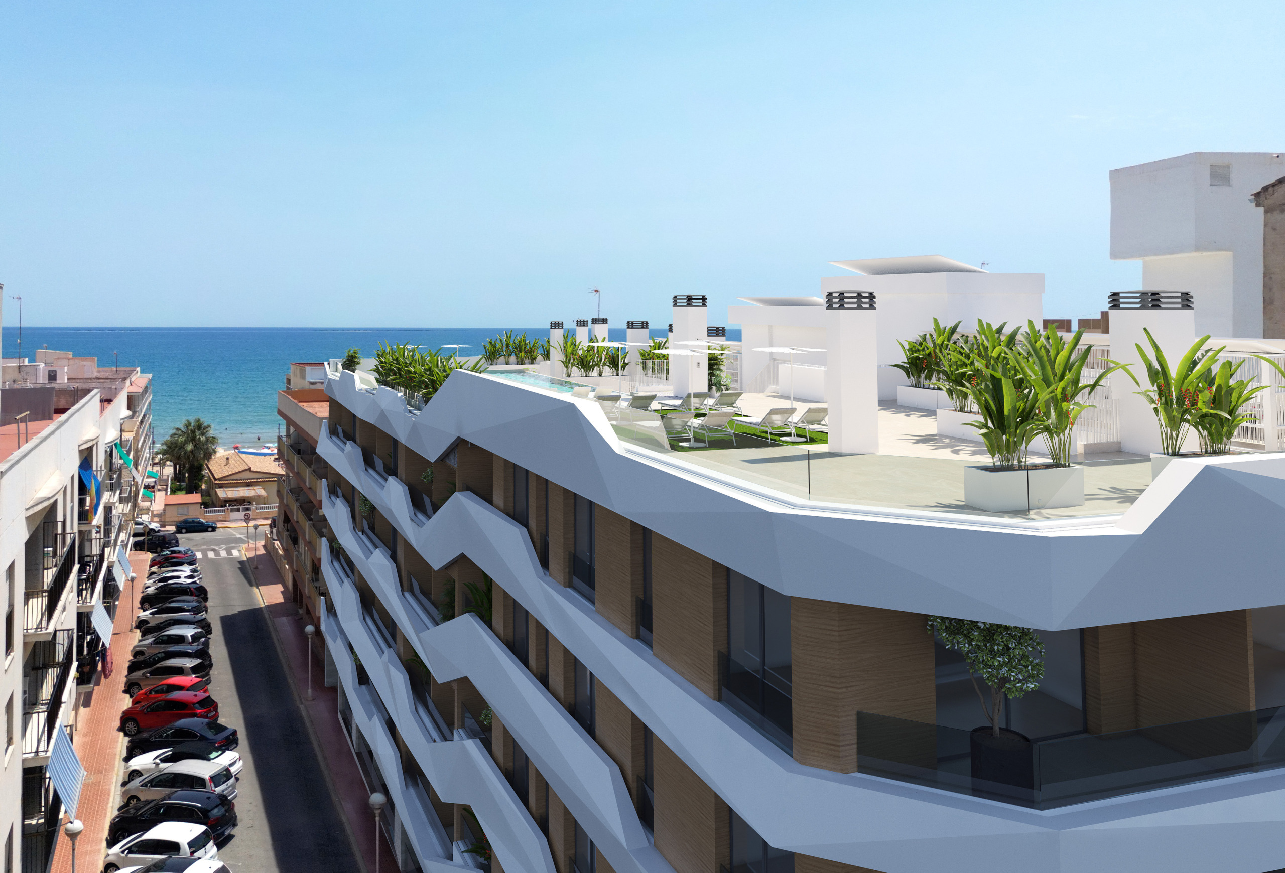 Appartementen op 100 meter van het strand in Guardamar del Segura