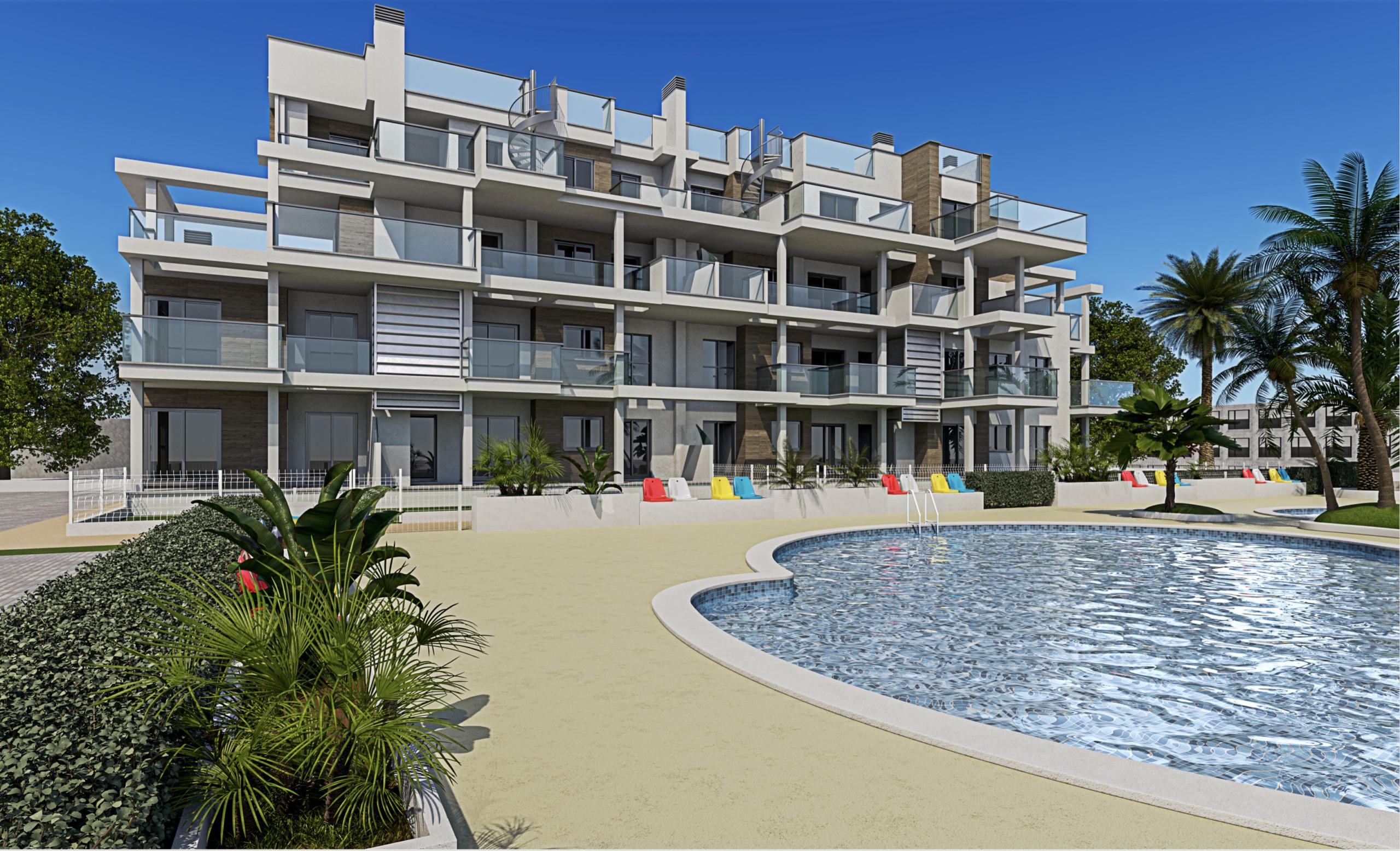 Apartamentos a 5 minutos de la playa en Denia