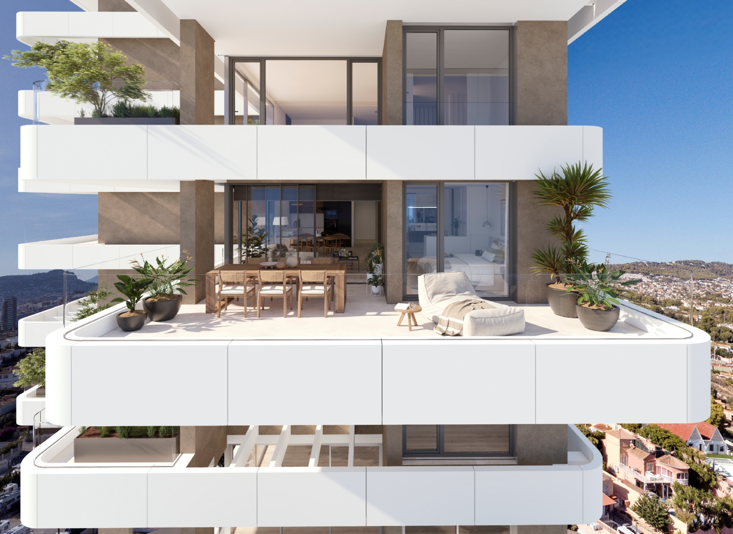 Apartamentos de lujo a 500 metros de la playa en Calpe - miniatura 2