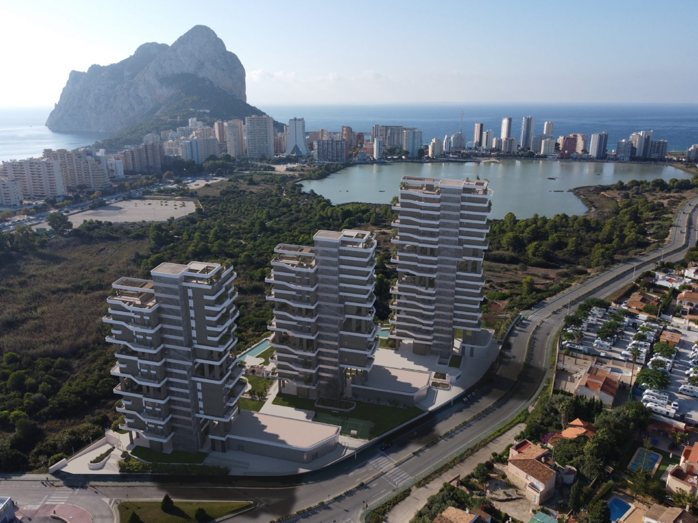 Luxe appartementen op 500 meter van het strand in Calpe