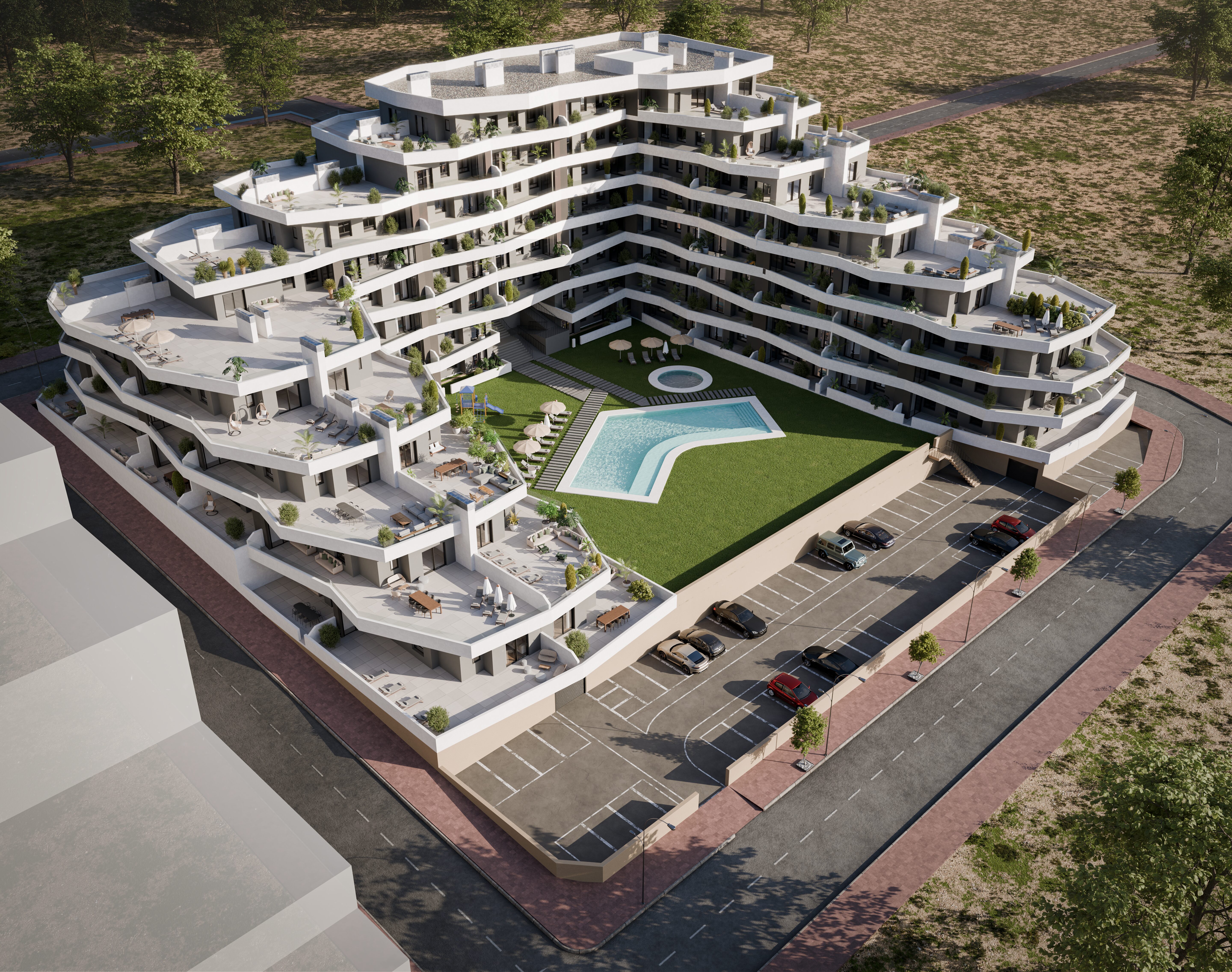 Modern apartments in San Miguel de Salinas