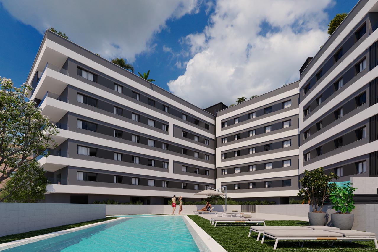 Moderne appartementen in Alicante