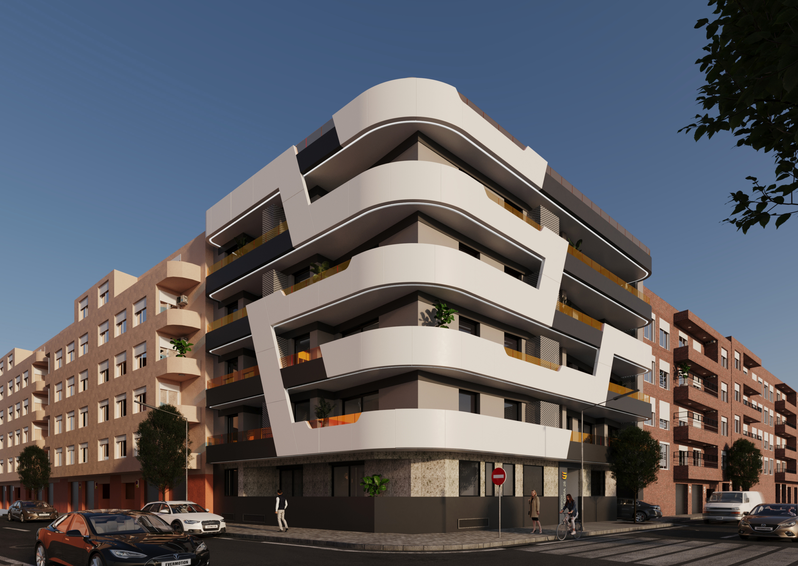 Exclusief penthouse met 2 slaapkamers, groot terras en privé dakterras in het centrum van Torrevieja