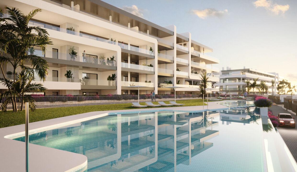 104757-Appartementen met zeezicht en zicht op de golfbaan in Bonalba