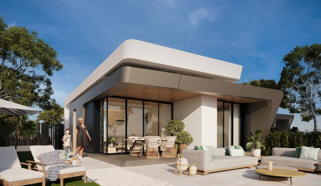 104819-Villa's met zeezicht en zicht op de golfbaan in Bonalba