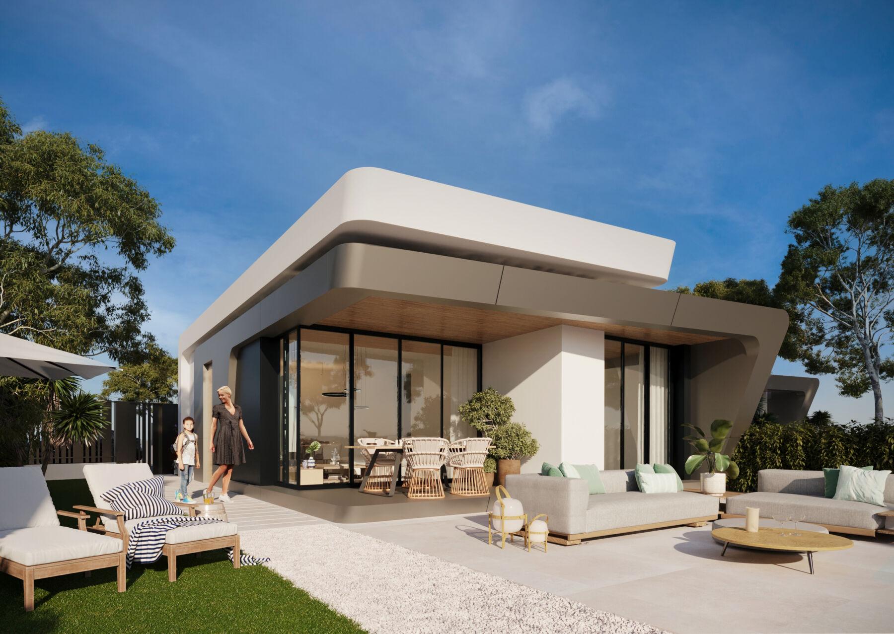 104819-Villa's met zeezicht en zicht op de golfbaan in Bonalba