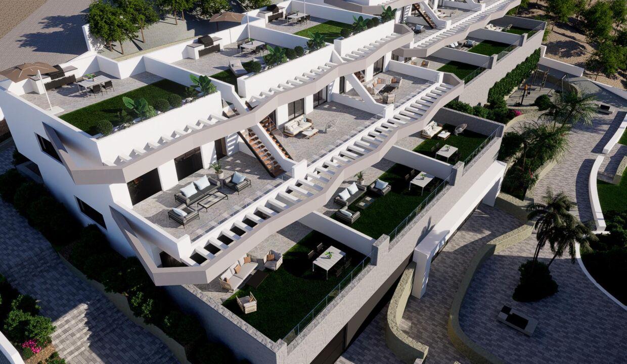 105840-Exclusieve appartementen met uitzicht op zee en de bergen in Finestrat