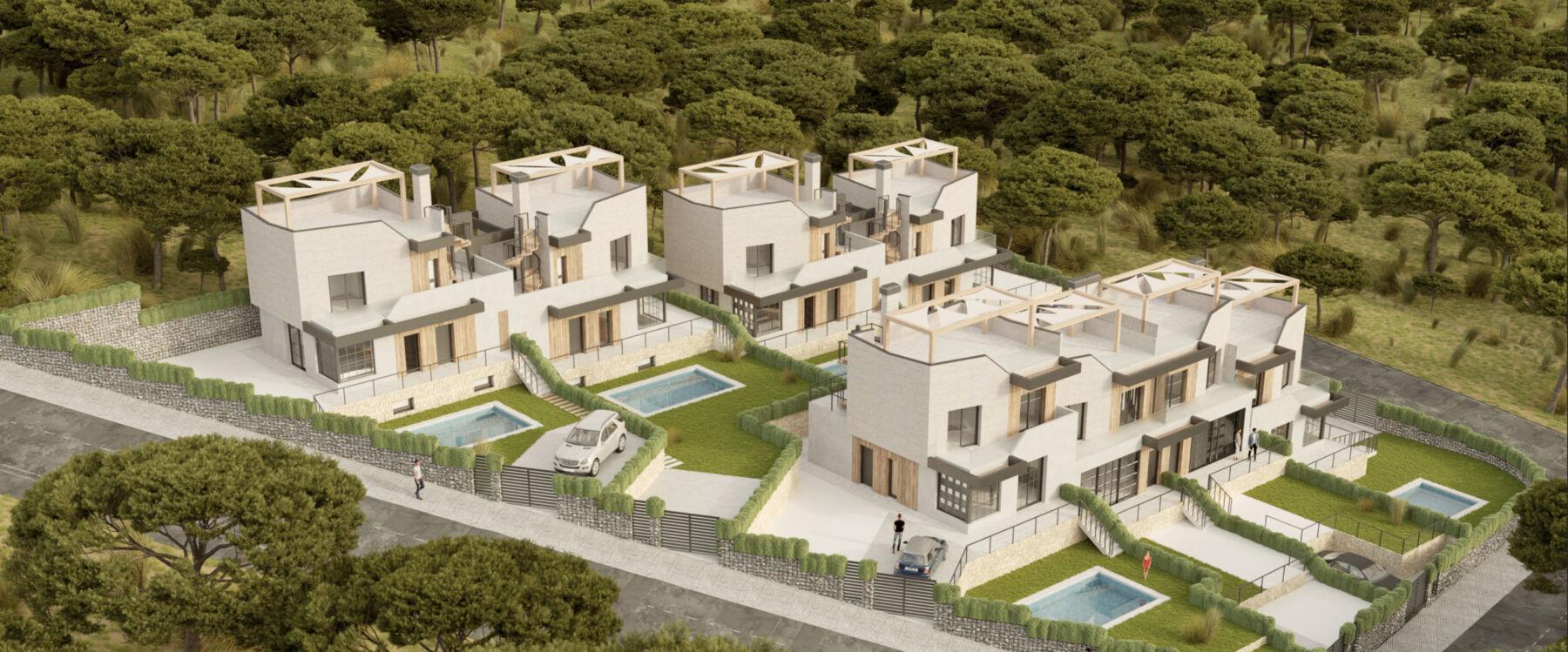 106892-Prachtige villa’s in Polop tussen de zee en de bergen