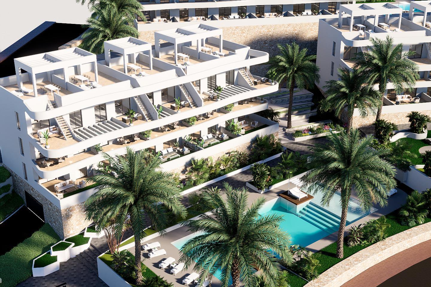 113637-Appartementen met spectaculair uitzicht in Finestrat
