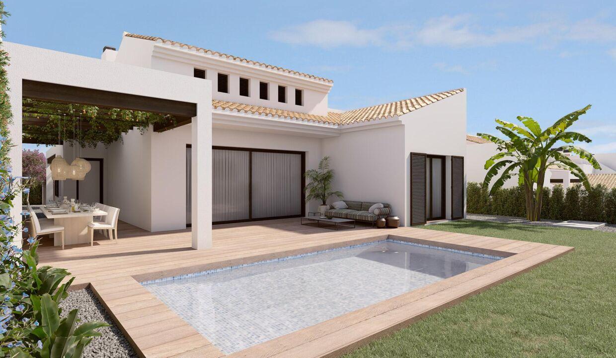 117607-Prachtige vrijstaande villa's in Algorfa