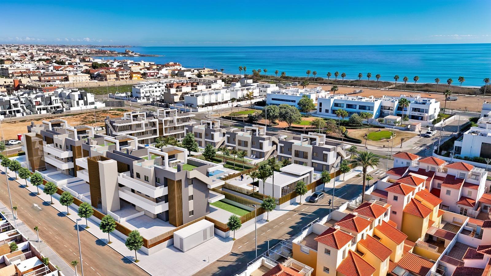 125682-Toeristische appartementen met 3 slaapkamers op slechts 150 meter van de zee in Torre de la Horadada