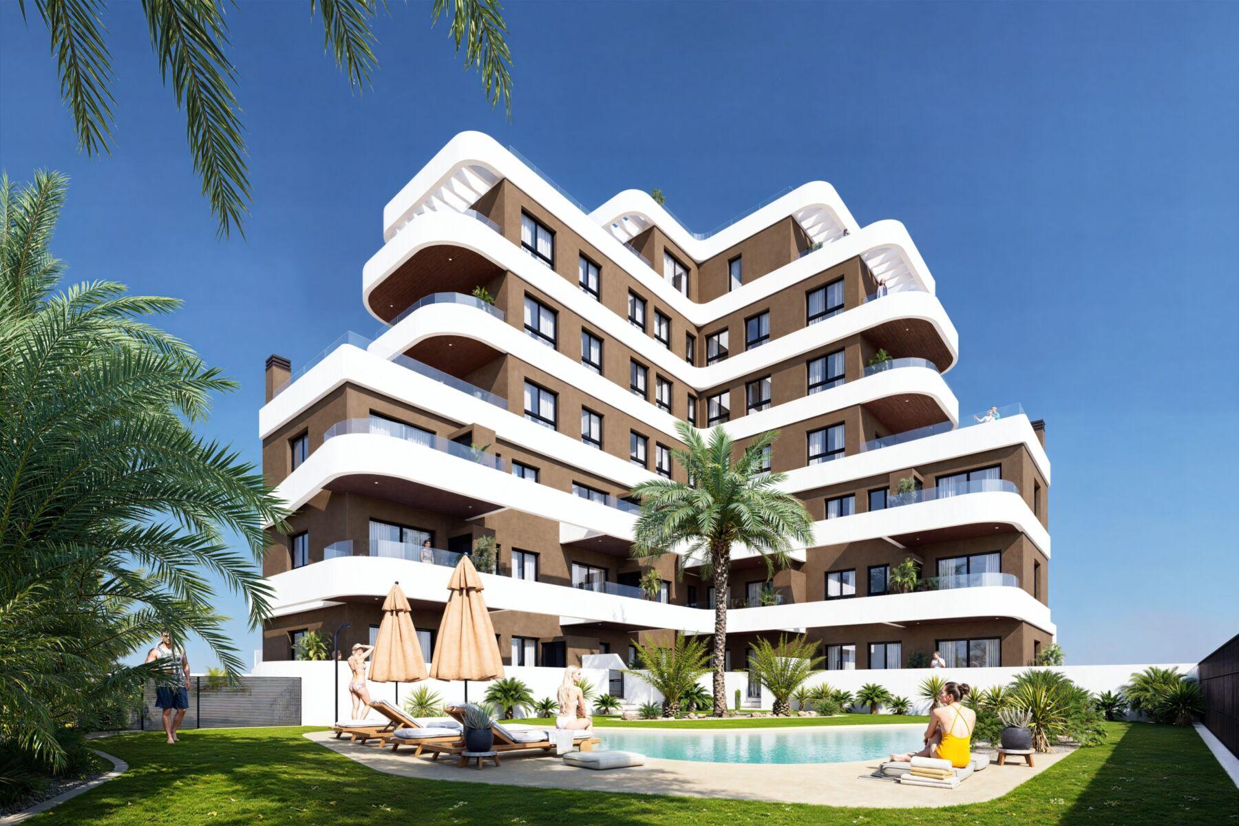 128455-Moderne appartementen in Guardamar del Segura