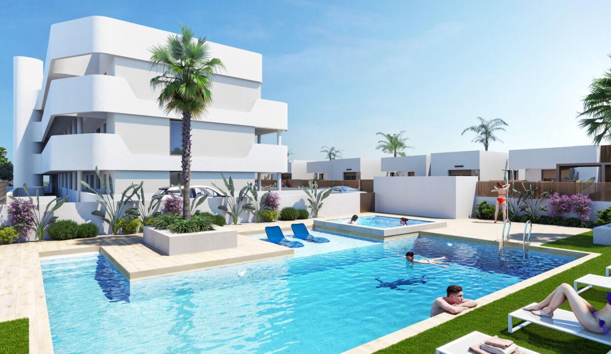 129929-Appartementen nabij de golfbaan in Los Alcázares