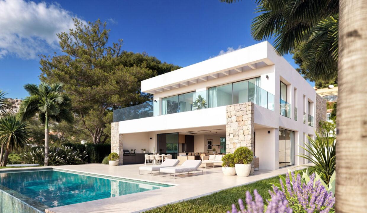 136378-Exclusieve moderne villa op slechts enkele stappen van de zee en het centrum van Moraira