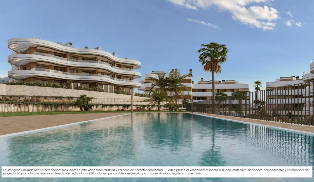 139472-Appartementen met 2 en 3 slaapkamers tussen Playa de Poniente en Cala de Finestrat