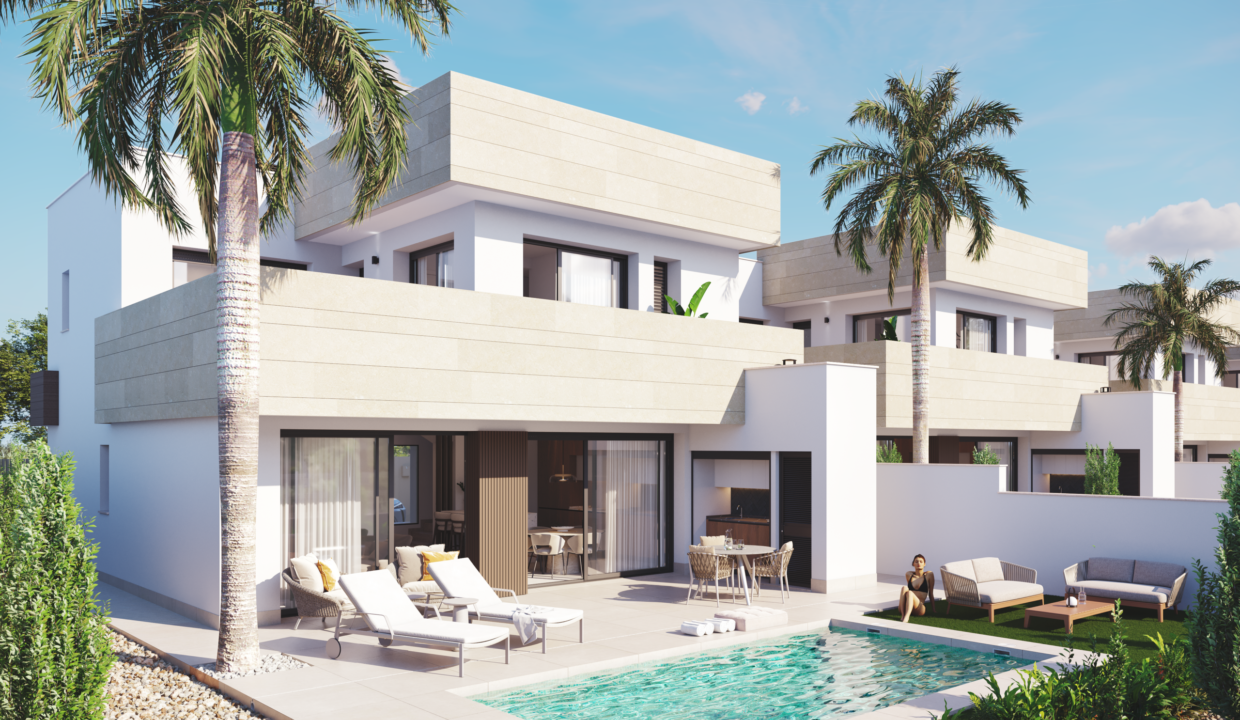 142086-Moderne villa's met privézwembad in Santiago de la Ribera