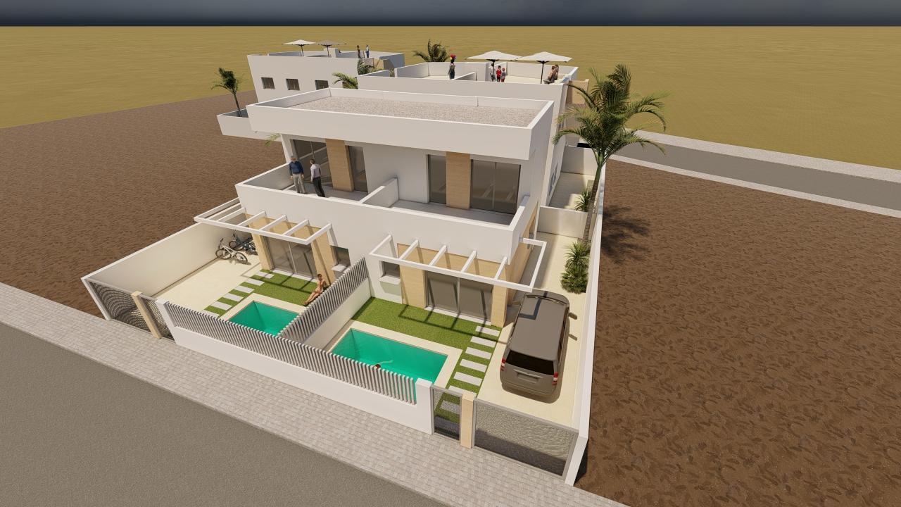 142190-Geschakelde woning met zeezicht in Puerto de Mazarrón