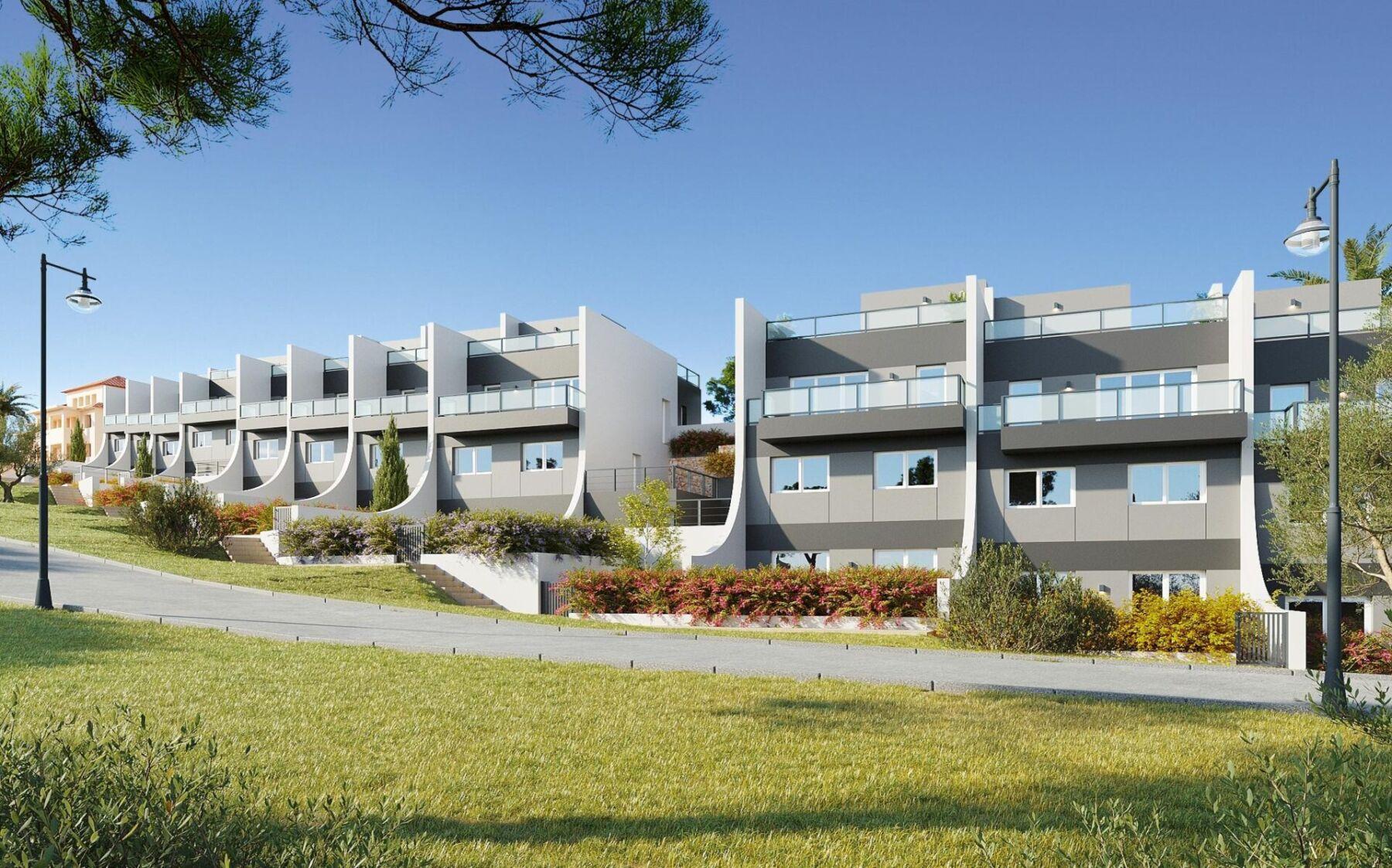 93563-Geschakelde herenhuizen in Balcón de Finestrat met prachtig uitzicht