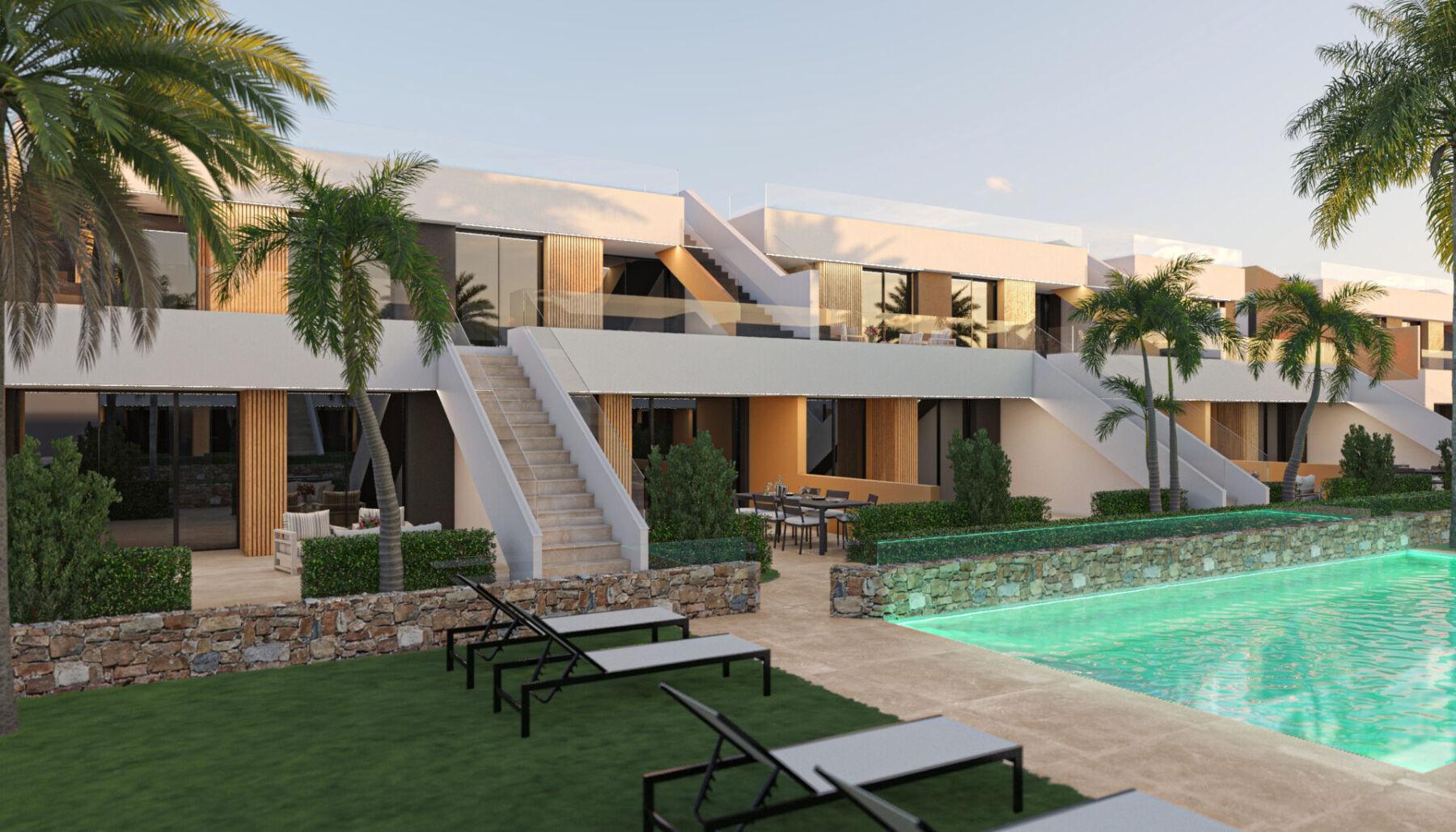 96513-Appartementen op de begane grond of op de bovenste verdieping in Condado de Alhama