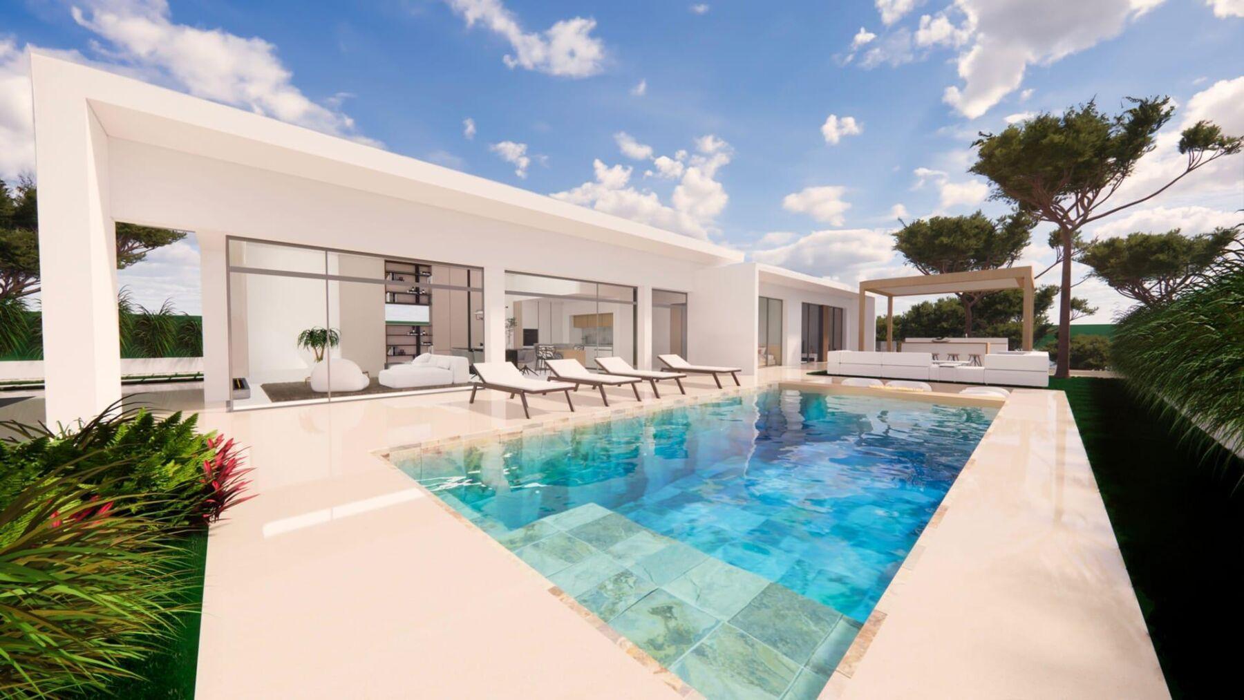 98636-Exclusieve vrijstaande villa's in Pinar de Campoverde